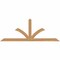 Ekena Millwork Richland Smooth Timber Gable Bracket, Western Red Cedar, 72"W x 27"H x 1 1/2"D x 3 1/2"F, 9/12 Pitch GBW072X27X0204RIC00SWR - alternate 1